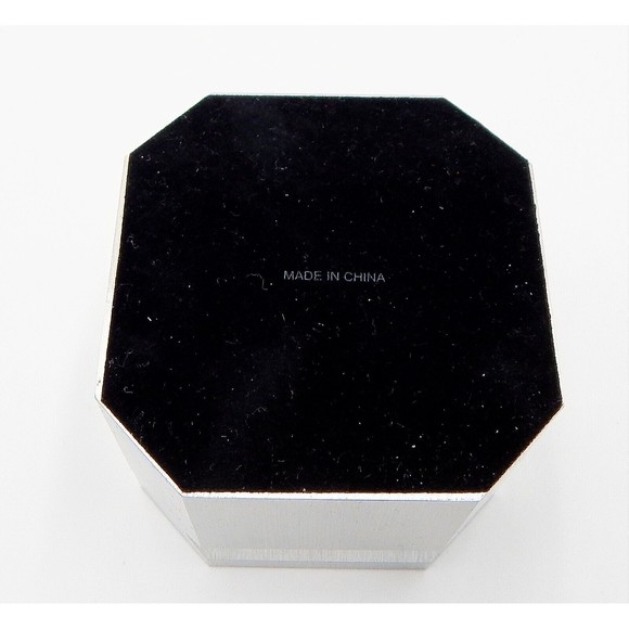 Advertising Desk World Clock Metal Box Allegra Telfast Branded Untested - Picture 7 of 9